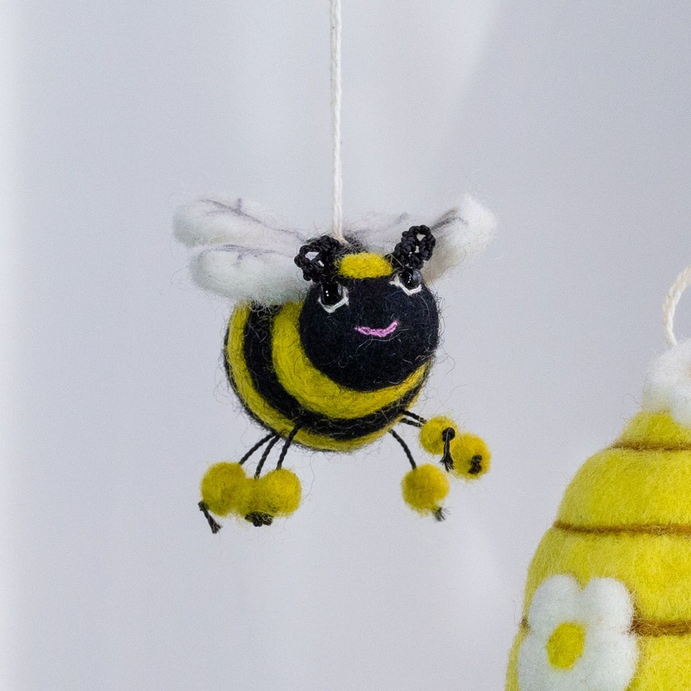 Fair Trade Honey Bee Ornament