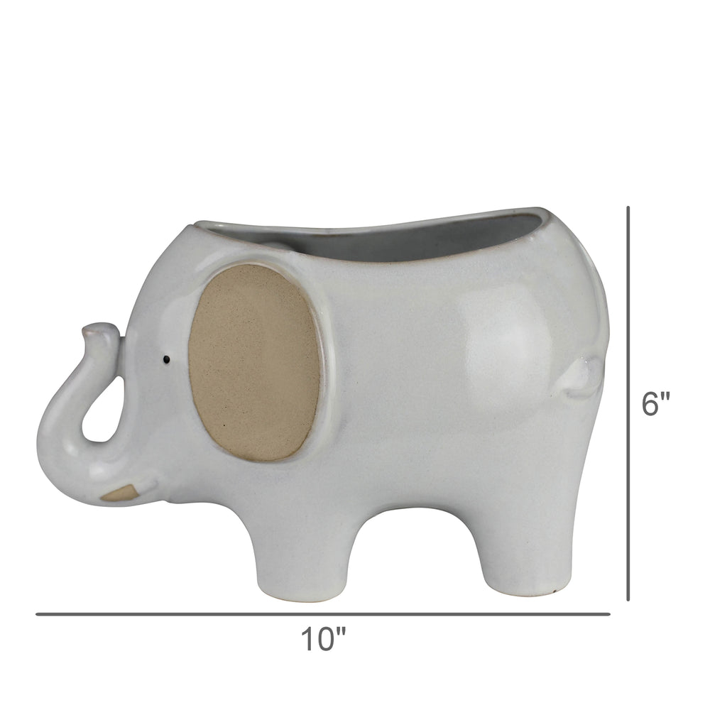 Elephant Vase 10"