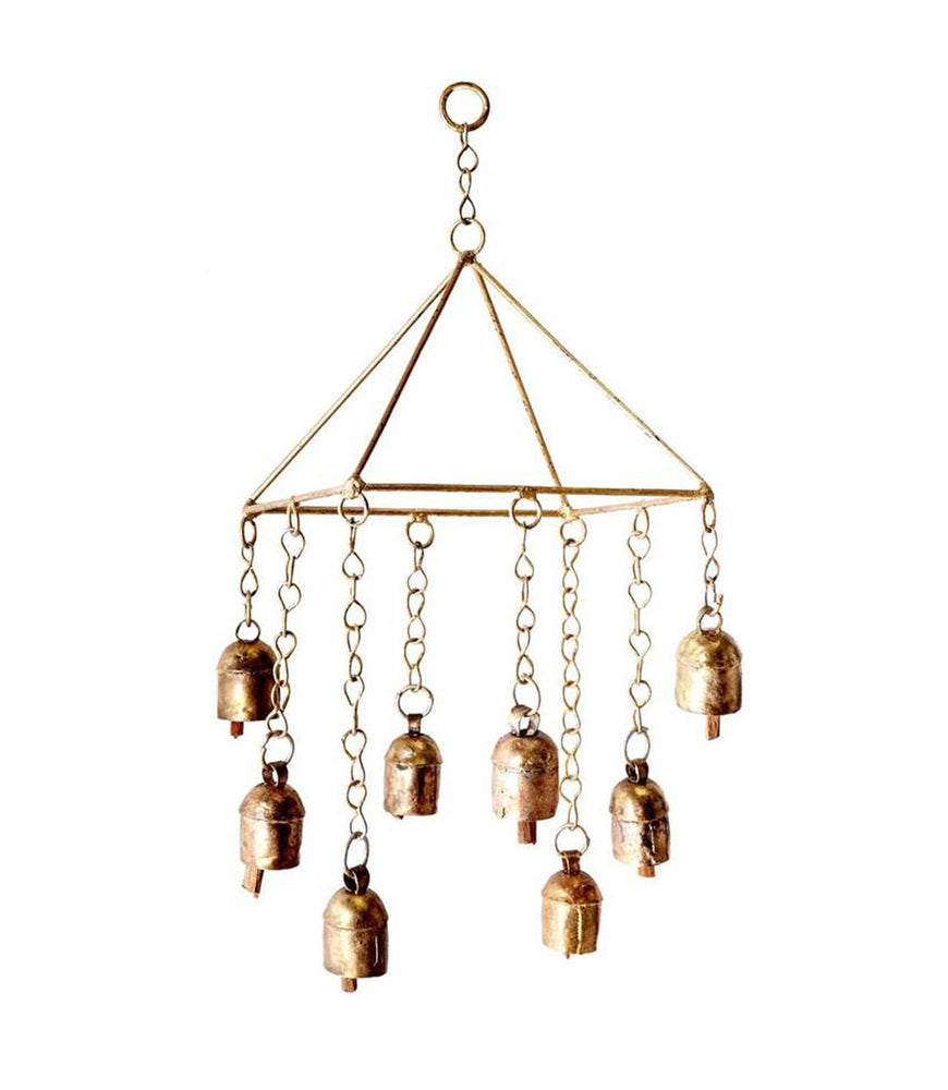 Fair Trade Pyramid Bell Wind Chime