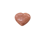 Peach Moonstone Carved Heart