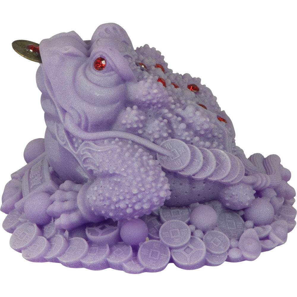 Purple Feng Shui Money Toad