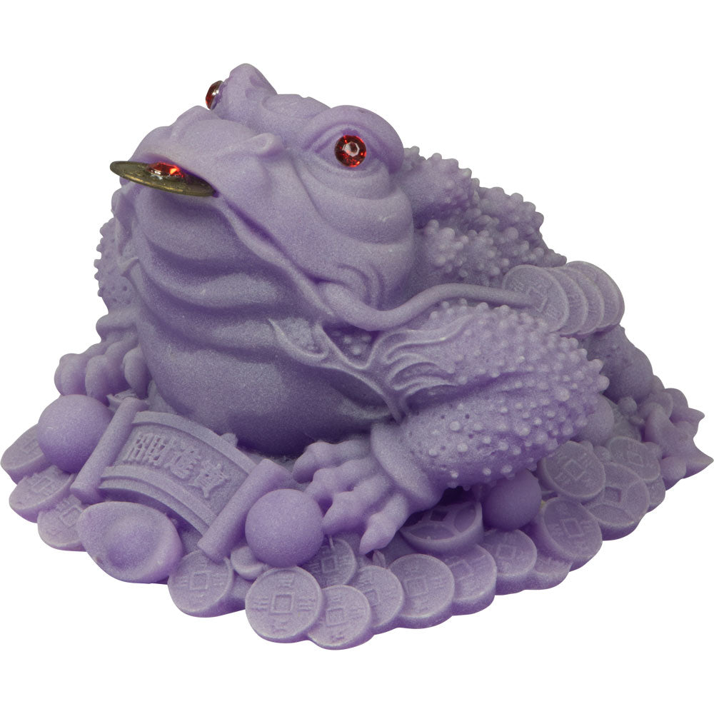 Purple Feng Shui Money Toad