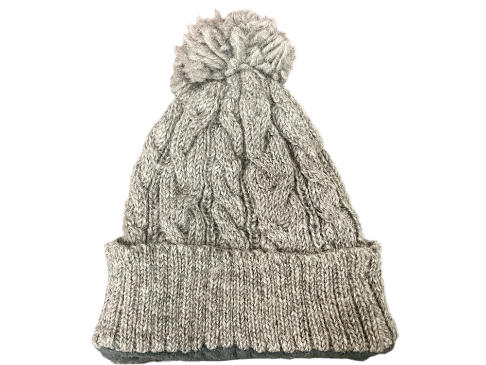 Nepalese Fair Trade Plain Pom Pom Hats