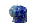 Lapis Lazuli Carved Crystal Skull