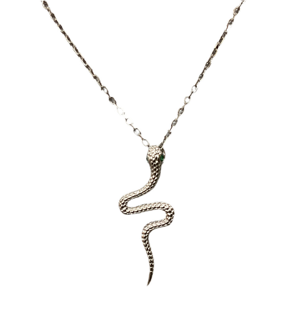 Sterling & Gold Snake Necklaces