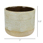 Umbria Ceramic Cachepot, Asst Sizes