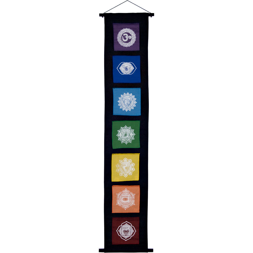 Cotton Chakra Pocket Banner, Assorted Colors
