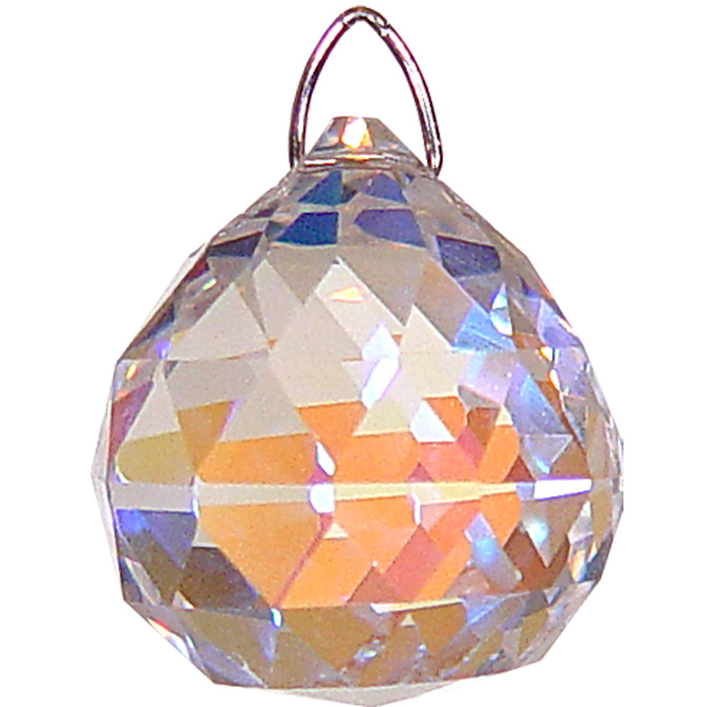 Prism Crystal 20 mm Faceted Sphere AB