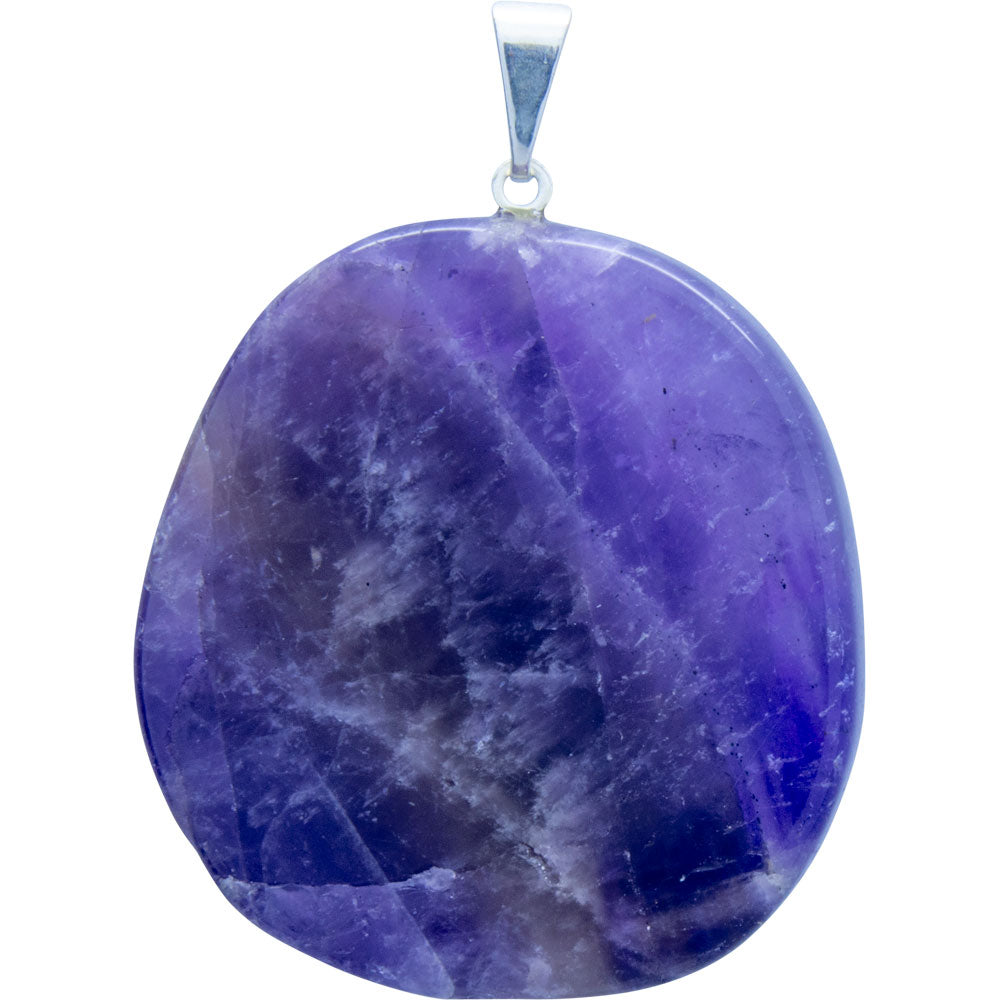 1” Natural Crystal Pendant, Assorted