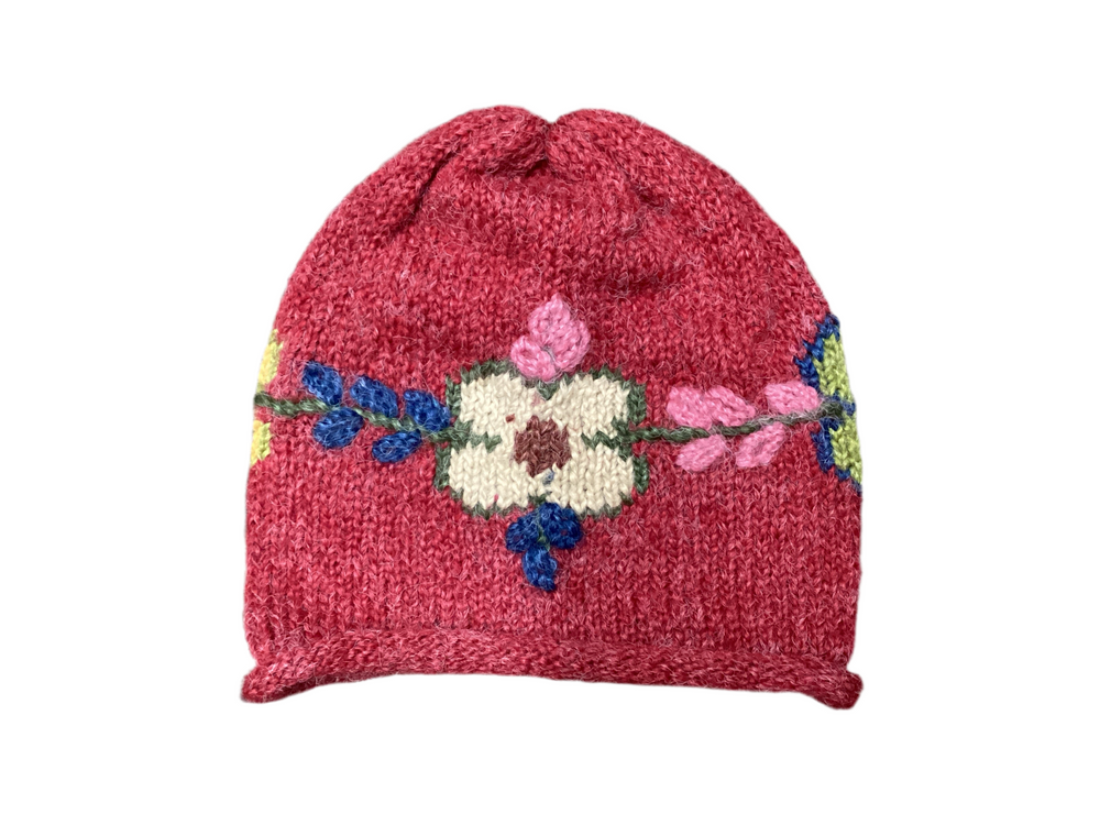 Embroidered Flower Fair Trade Hat