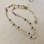 Double Layer Lapis Lazuli Necklace