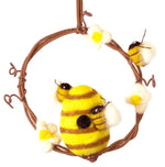 Mini Fair Trade Busy Bee Wreath