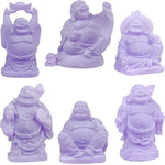 Laughing Buddha 1” Frosted Colors, Assorted