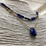 Lapis Lazuli & Howlite Layer Necklace