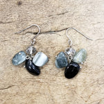 Silver, Gemstone, & Crystal Earring