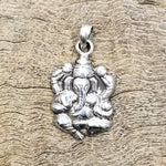 Ganesh Silver Pendant 1"