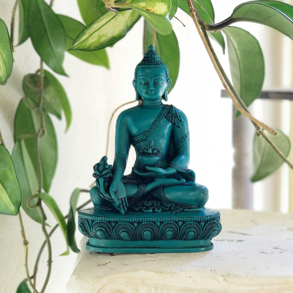 Medicine Buddha Turquoise 6”
