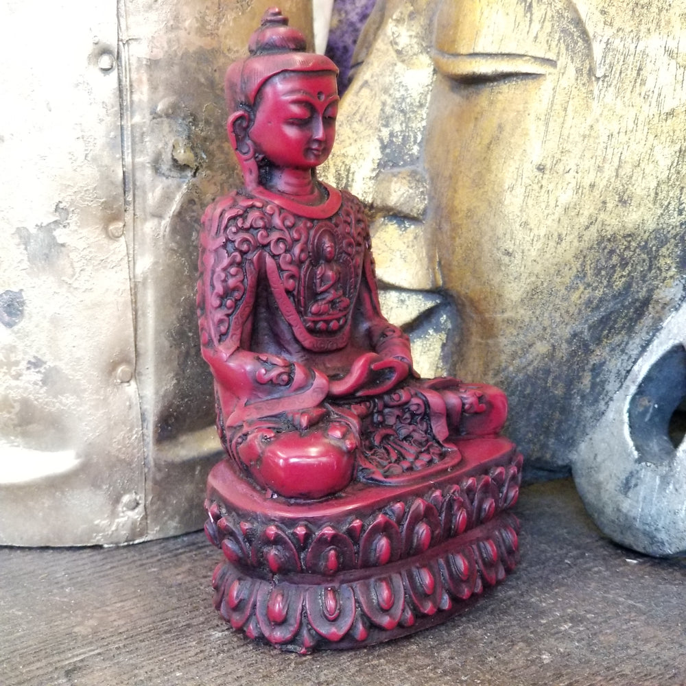 Meditating Buddha 5.5", Assorted Colors