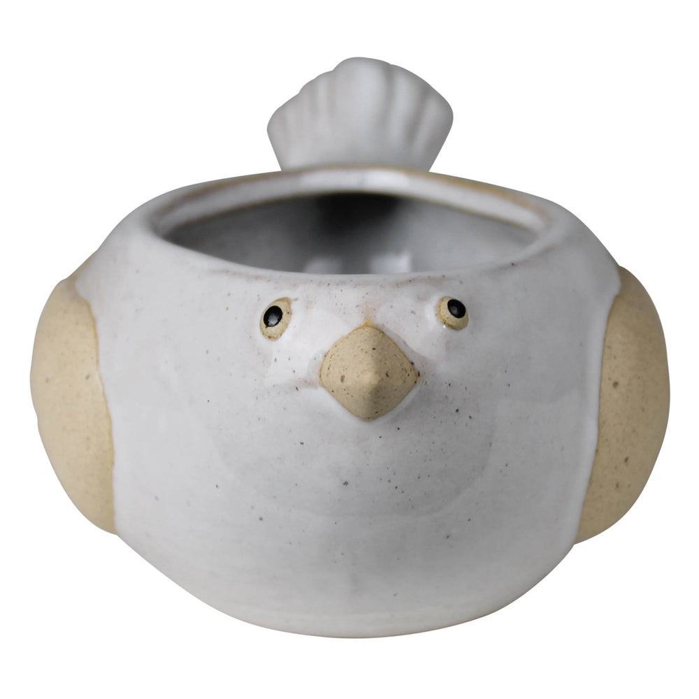 Ceramic Bird Cachepot