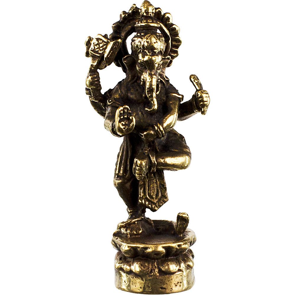 Ganesh Dancing Mini Brass