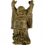 Happy Buddha Standing Volcanic Stone