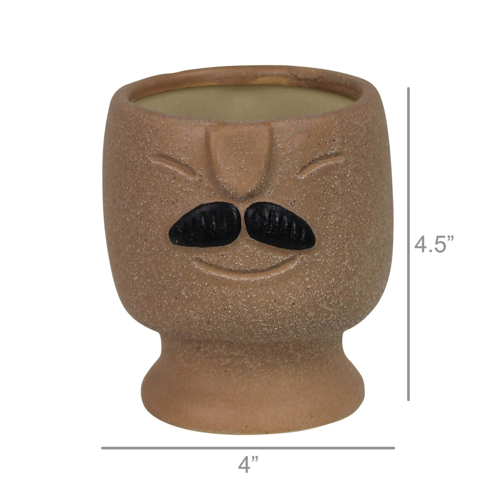 Twain Mustache Planter, Assorted