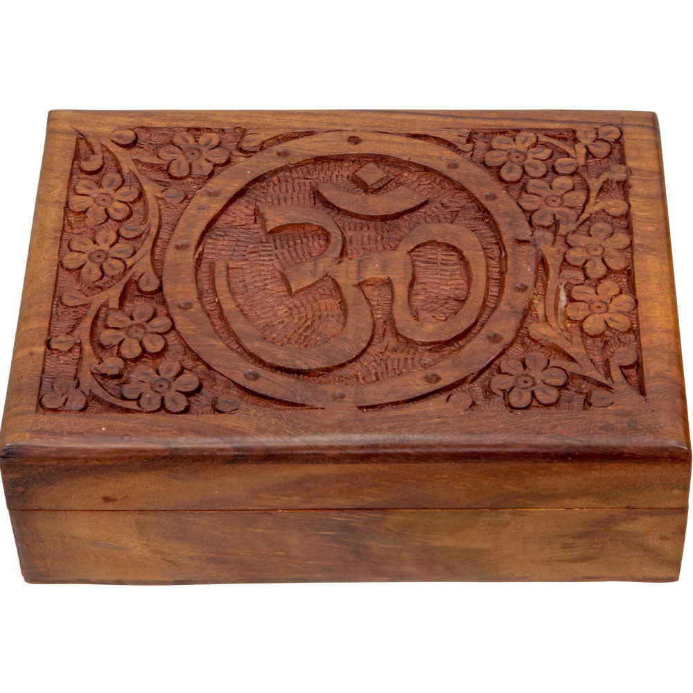 Om Velvet Lined Wooden Box 6 – Culture Couture