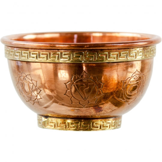 Chakra Copper Bowl
