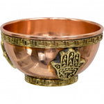 Hamsa Copper Bowl
