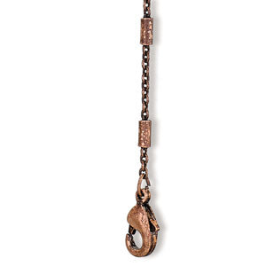 Copper Chain with Beads 18"