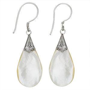 Mother of Pearl Silver Earring