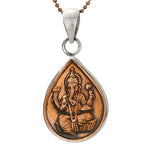 Copper Ganesh with Om Necklace