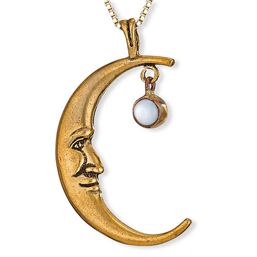 Bronze Moon Necklace