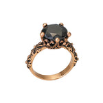 Black Onyx & Copper Ring
