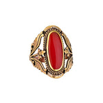 Bronze and Carnelian Ring