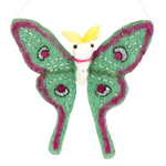 Fair Trade Luna Moth Ornament