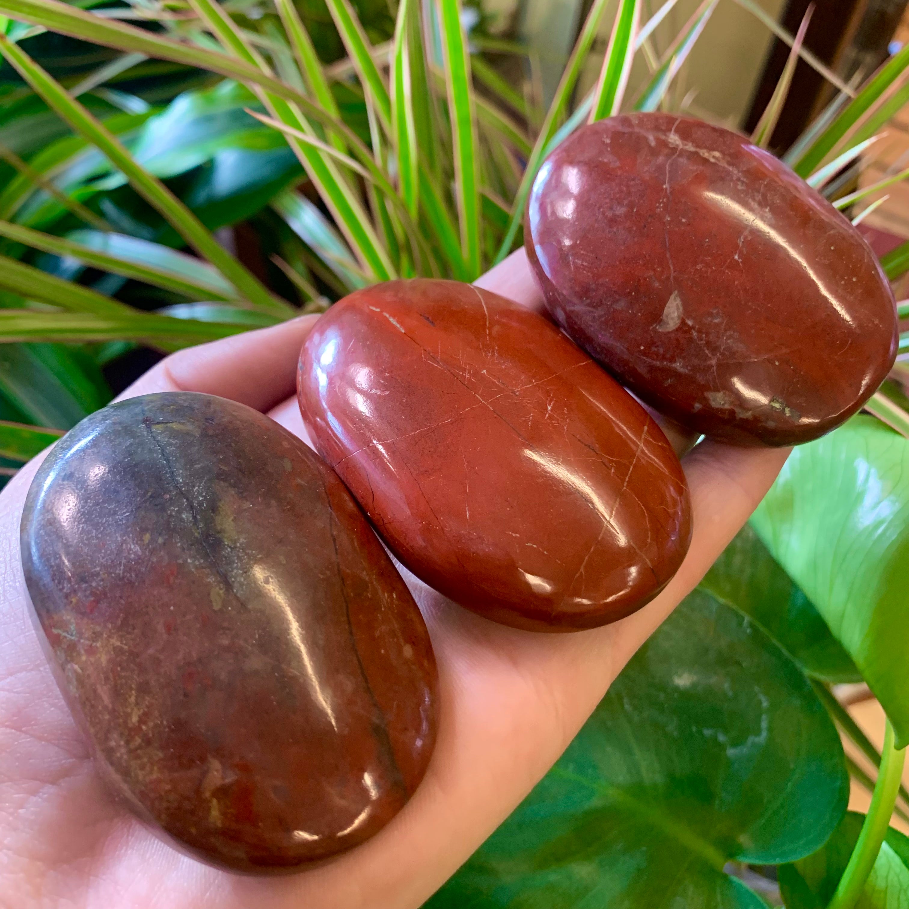 Red Jasper Palm Stone – Culture Couture