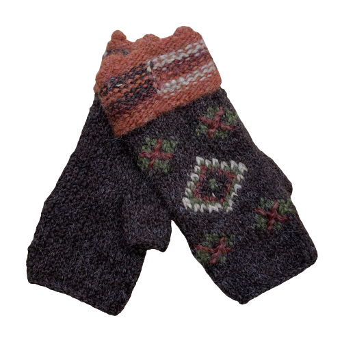 Rombo Fair Trade Fingerless Gloves