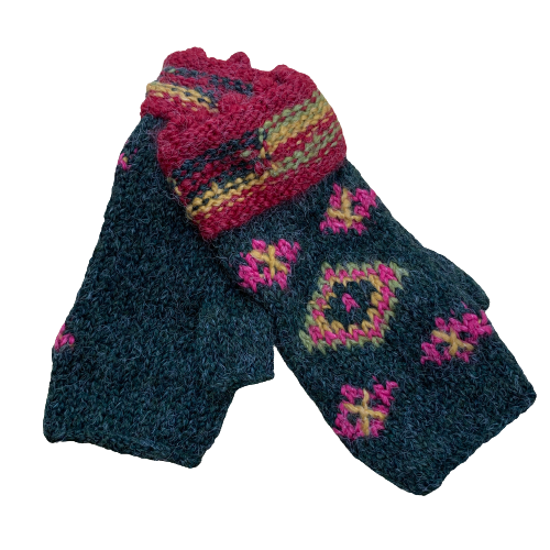 Rombo Fair Trade Fingerless Gloves
