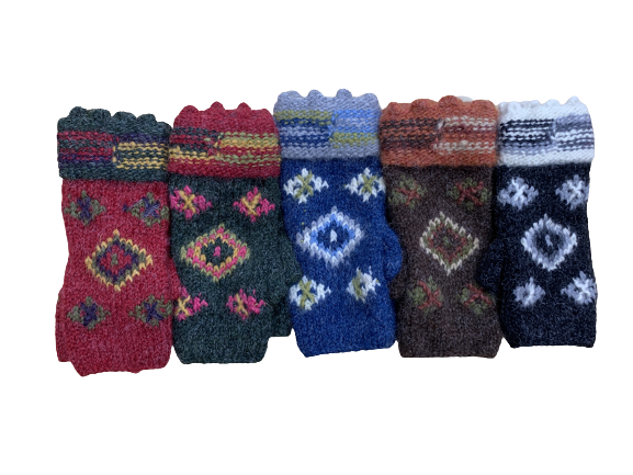 Rombo Fair Trade Fingerless Gloves