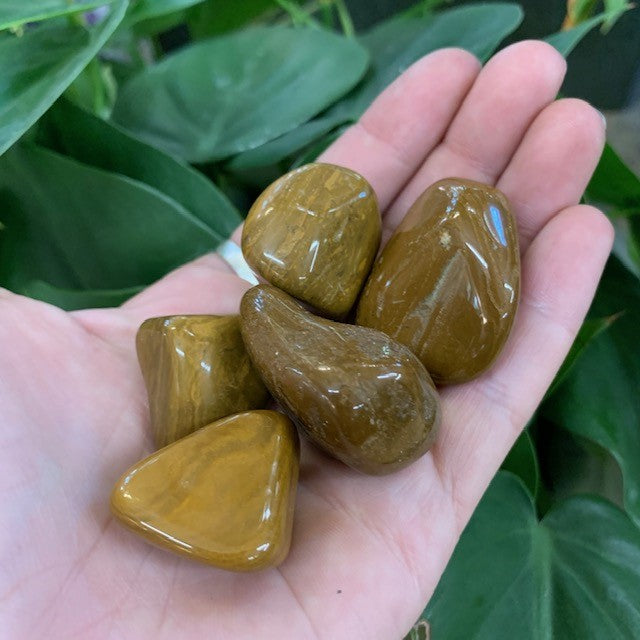 Tumbled Stone Yellow Jasper