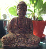 Chakra Buddha Volcanic Stone 8.5”