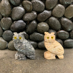 Owl Hand Carved Dolomite 1.25”