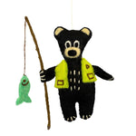 Fair Trade Camp Bear Ornament