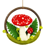 Fair Trade Red Toadstool Mushroom Ornament