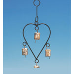 Iron Heart Chime with Three Bells