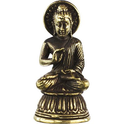 Mini Brass Chakra Buddha
