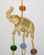 Elephant Chime with Beads 8"