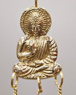 Buddha, Laxmi Chime Beige Beads 8.5"