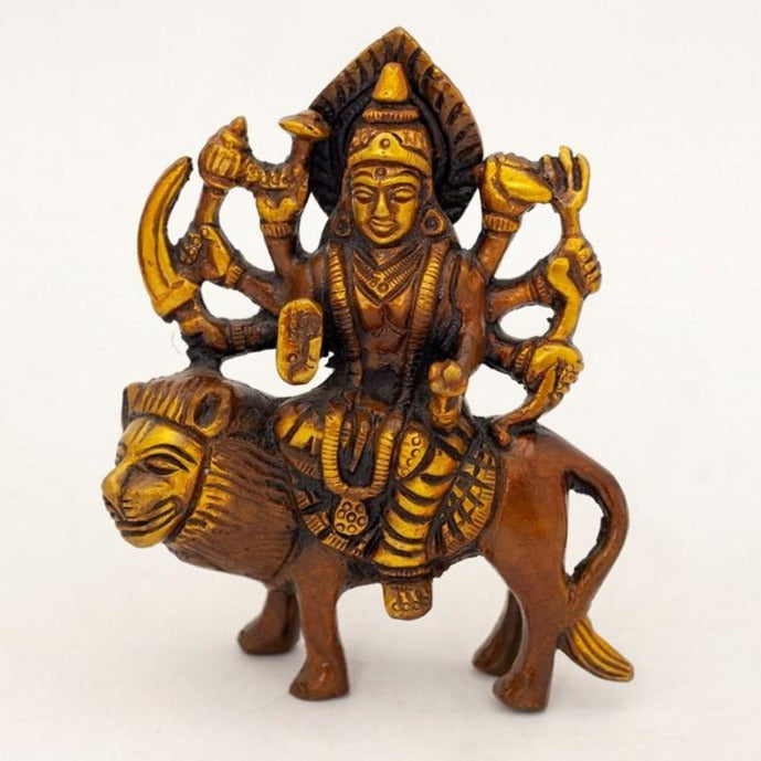Durga with Lion, 4"